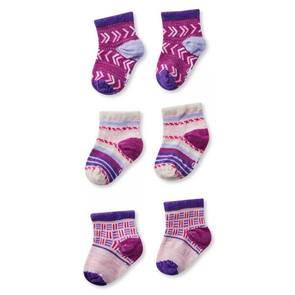 Smartwool Baby Bootie Batch Socks Kids' in Pink Nectar